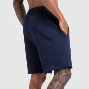 Men Cotton Shorts Custom High Quality 100% Cotton Fleece Training Jogger Running Casual French Terry Shorts Sweat Shorts - Product Image 2