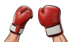Gants de boxe personnalisés en PU de haute qualité, durables, avec protections imprimées et équipement en microfibre pour l'entraînement de boxe - Product Image 3