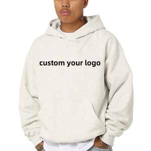 Sudadera con Capucha Extra Grande al por Mayor, 100% Algodón, Tejido de Felpa, Transpirable, con Logotipo Impreso, Diseño Forrado, Impermeable, OEM - Product Image 2