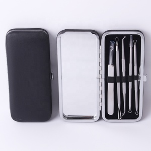 Ensemble professionnel de 6 outils en acier inoxydable pour éliminer les points noirs, technologie de vide manuelle, aiguille pour l'acné, extracteur de comédons - Product Image 3