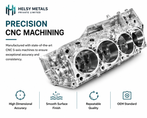 Advanced VMC Machined Aluminum Alloy CNC Machined Cylinder <b>Block</b> High Accuracy <b>Mounting</b> Holes for Automotive Engines Performance - Product Image 3