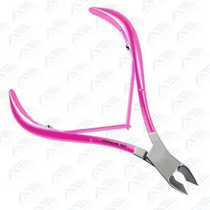 New Stainless Steel Silver Professional Reusable and Washable Beauty Instruments Wholesale Customizable <b>Nail</b> Cuticle Nippers - Product Image 3