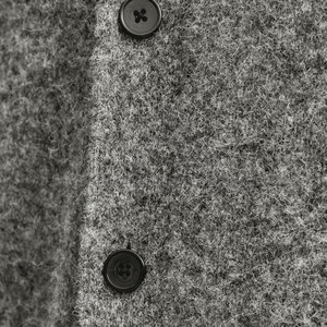 Prix de gros - Cardigan en coton/laine 100% respirant avec logo frontal, style classique - Product Image 4