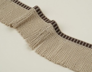 Bordure décorative en polyester à franges pour rideaux, ameublement, meubles et décoration intérieure - Product Image 2