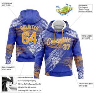 Sweat-shirt personnalisé pour homme avec impression multicolores, nom et numéro personnalisés, design par sublimation, respirant, tricoté, décontracté, automne - Product Image 2