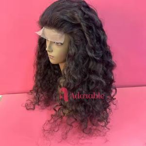 Perruques en dentelle transparente HD, 100% cheveux vierges indiens Remy, lisses, fermetures en dentelle, frontals, double nœud, emballage personnalisable - Product Image 3