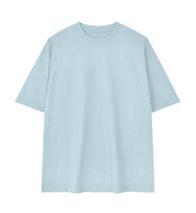 เสื้อยืดโอเวอร์ไซส์ทรงหลวมคุณภาพสูง ผ้าฝ้าย ยูนิเซ็กส์ สไตล์ลำลอง สตรีทแวร์ แฟชั่นฤดูร้อน พร้อมบริการสกรีนโลโก้ตามสั่ง - Product Image 1