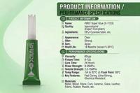 Pegamento Instantáneo 3g en Tubo de Aluminio, Pegamento de Alta Potencia, Adhesivo Acrílico para Cuero, Vidrio, Cerámica, Fijación Rápida, Venta al Por Mayor OEM