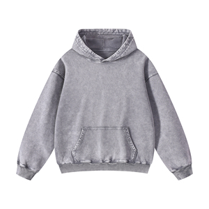 Wholesale Hot Selling DTG Printed Zippup Oversized Autumn Windproof 100% Polyester 350g Front Logo Streetwear Vintage Zip Hoodie - Product Image 2
