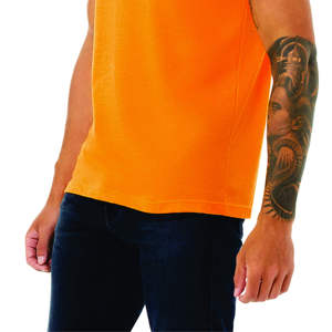 Camiseta Formal Personalizada con Estampado Gráfico de Letras, Antipilling, para Hombre, Cuello Redondo Holgado, Hombros Caídos, 100% Algodón Peinado - Product Image 2