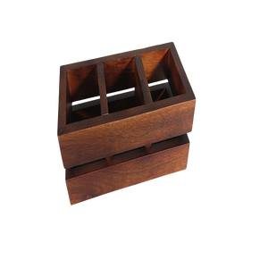 Caja de Herramientas de Madera Antigua, Contenedor de Almacenamiento Rústico para Mesa, Estilo Granja, Sostenible, con Asa, para el Día de San Valentín y Pascua - Product Image 6