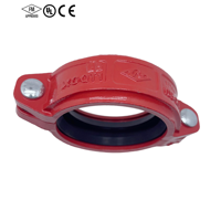 Raccords de tuyauterie rainurés en fonte ductile flexibles pour systèmes d'extinction d'incendie et de protection incendie de la marque Jiagu