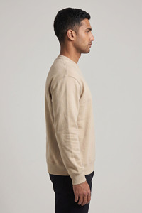 Sweat-shirt polaire d'hiver à épaules tombantes, col rond, pour homme, coupe oversize, épais - Product Image 3