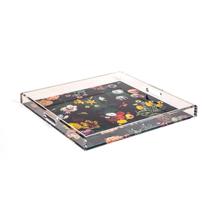 Exclusive Design Acrylic Serving Tray Elegant For Dinner <b>Table</b> Food Serving Transparent acrylic Tray At Wholesale Price - Product Image 2