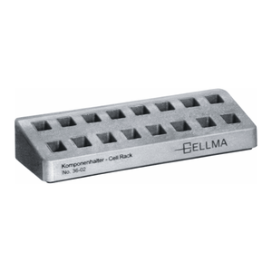 Support de cuvettes Hellma PP pour 16 cellules, chemin optique de 10 mm, autoclavable, pour porte-tubes de laboratoire - Product Image 2
