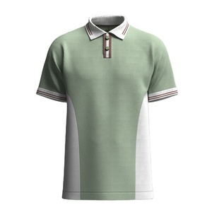 เสื้อยืดโปโลแบบลำลองดีไซน์ใหม่เสื้อโปโลแบบดั้งเดิมไม่มีลาย - Product Image 1