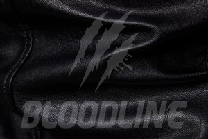 BLOODLINE Men's Black PU Leather <b>Jacket</b> Slim Fit Moto <b>Biker</b> Style Zipper Closure Autumn Wear - Product Image 4