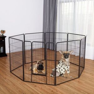 Corral para Mascotas Resistente de 40 Pulgadas con 8 Paneles Metálicos, Valla para Perros, Puertas y Corrales para Mascotas de Primera Calidad - Product Image 3