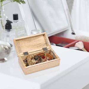 Indian Artisan Handcrafted Wooden Jewelry Box <b>Storage</b> Organizer Mango <b>Wood</b> Treasure <b>Chest</b> Box Vintage <b>Wood</b> Decorative Boxes - Product Image 4