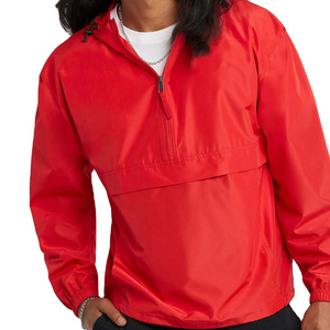 Chaqueta Anorak Ligera con Capucha para Invierno, Cortavientos, con Logotipo Frontal, Tela Vaquera, Transpirable e Impermeable para Hombre - Product Image 6