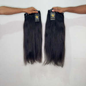 Proveedores de cabello humano virgen sin procesar del sur de la India, extensiones de cabello humano natural en paquetes. - Product Image 2
