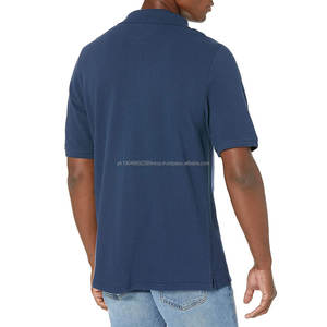 Nueva Llegada, Camisetas Polo Personalizadas para Hombre, Diseño Sólido, Tejido de Punto 100% Algodón, Ropa Casual, Logotipo Personalizado, Cantidad al por Mayor - Product Image 2