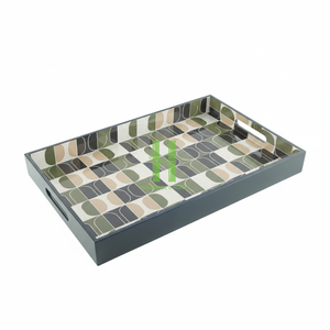 BEST SELLER Plateau de service rectangulaire en laque élégant de haute qualité du Vietnam, fournitures pour restaurants et hôtels - Product Image 5