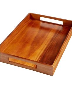 Awesome Serving Tray for Home <b>Hotel</b> <b>Restaurant</b> Tea Coffee Food Serving Wooden Brown Color Rectangle Shaped Serving Tray <b>Supplies</b> - Product Image 2