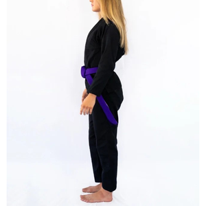 Kimono de Jiu-Jitsu Brésilien OEM personnalisé noir en coton durable pour femmes – Tenue d'entraînement et de compétition BJJ – Vêtements d'arts martiaux - Product Image 3