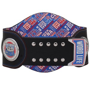 Ceinture de champion de collection Legacy Championship, nouvelle ceinture de lutte WWF Never Give Up en argent, en cuir véritable, vente en gros, disponible immédiatement - Product Image 4