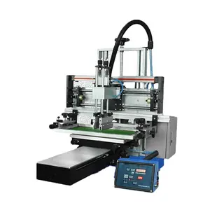 DX-2035P serigrafia da tavolo semi automatica facile da usare con piano di lavoro scorrevole per stampante a tubo