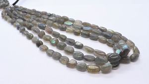 ลูกปัดลาบราดอไรต์ธรรมชาติทรงหยดน้ำขนาด 8-10 มม. ลูกปัดพลอยลาบราดอไรต์ 16 นิ้ว ลาบราดอไรต์ทรงหยดน้ำแบบเรียบ - Product Image 5