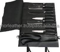 Étui à couteaux en cuir véritable, résistant aux odeurs, durable, pour chef, sac de rangement pour couteaux de cuisine, organiseur professionnel pour équipement culinaire, pour usage en cuisine - Product Image 5
