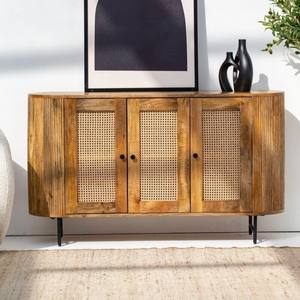 Buffet à portes en rotin Vandana Falcon Nova 3 avec rangement élégant pour les intérieurs de maisons modernes - Product Image 3