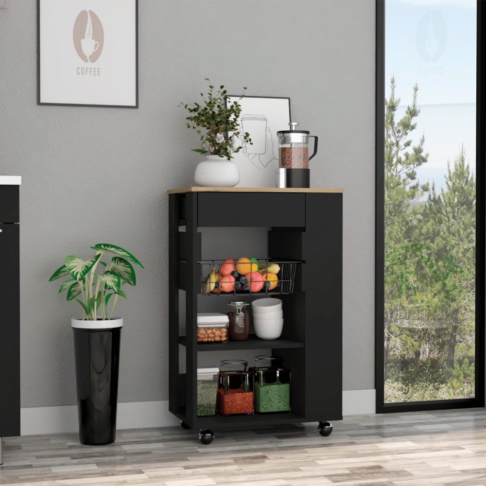 สีดำ/Oak1อ่อน