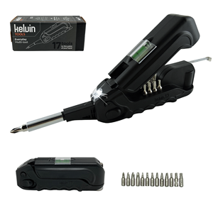 Herramienta Multiusos Kelvin 17 para Uso Diario - Mango de Aluminio, Cuchilla de Acero Inoxidable, Alicates, Destornillador, Cuchillo, Llave Inglesa, Abrebotellas para Camping y Bricolaje - Product Image 6