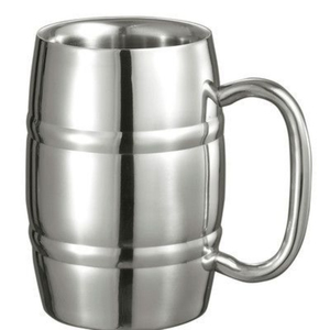 Premium Wortley X Range One Pint Pewter Tankard With Elegant Brass Rim And Polished Finish Traditional Heavy Duty Beer Stein - Product Image 3