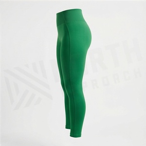 Leggings de sport taille haute personnalisés pour femmes, en polyester et élasthanne, pour le yoga, l'entraînement et la gym - Product Image 3
