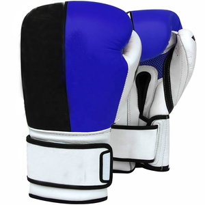 Gants de boxe en cuir PU pour hommes, design personnalisé, dernière collection, pour l'entraînement de frappe et les arts martiaux, modèle Benefit Enterprises BE-317 - Product Image 2