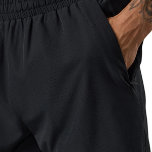 Pantalones Cortos Deportivos Ligeros Negros para Hombre, Cintura Elástica, para Gimnasio, Entrenamiento, Correr, Ropa Deportiva de Secado Rápido - Product Image 5