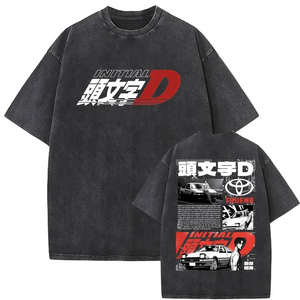 Camiseta Premium de Algodón Estilo Urbano con Gráfico de Pez Japonés, Corte Oversize, Fabricante de Marca Personalizada - Product Image 3