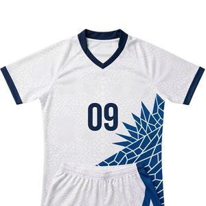 Uniforme de Rugby Juvenil Sublimado con Nombre/Número de Equipo Personalizado OEM/ODM, 100% Fibra de Poliéster, Secado Rápido, Conjunto Deportivo para Fútbol, Verano, Elástico - Product Image 2