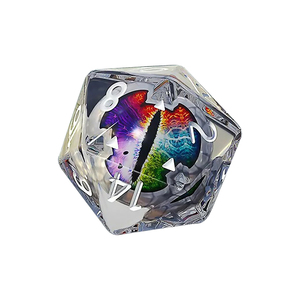 Khuôn Mẫu RPG đa diện trò chơi số lượng lớn gỗ Mat khay gỗ trường hợp tùy chỉnh nhựa đá quý kim loại mini Set DND xúc xắc - Product Image 4