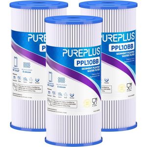Cartuccia di Ricambio per Filtro Sedimenti Plissettato da 5 Micron 10'' X 4.5'' per Prefiltro Acqua GE FXHSC Culligan R50-BBSA - Product Image 1