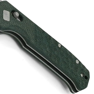 Cuchillos Plegables con Mango Verde Oscuro y Hoja de Acero Inoxidable Afilada con Punta de Gota, Mecanismo de Plegado Suave, Herramienta de Bolsillo Portátil - Product Image 5