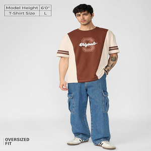 Camiseta Unisex de Punto con Hombros Caídos, de Seda/Algodón, Antibolitas, Secado Rápido, Alta Calidad, al por Mayor para Hombre - Product Image 1