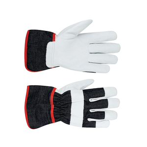 Guantes de Seguridad Blancos, Lisos, Antideslizantes, con Puño Recto, Resistentes al Calor, Duraderos, para Uso General - Product Image 3