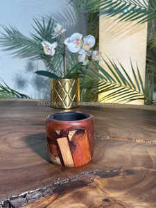 Quemador de Incienso de Oud de Madera y Resina Opulenta Hecho a Mano, Fragancia Árabe Auténtica, Decoración para Celebración del Ramadán y Elegante Exhibición para el Hogar - Product Image 2