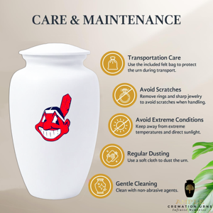 โกศบรรจุอัฐิสไตล์ยุโรป ลายสัญลักษณ์ชนเผ่า สำหรับผู้ใหญ่ เป็นมิตรกับสิ่งแวดล้อม ทนทาน ความจุ 220 คิวบิกอินช์ - Product Image 5