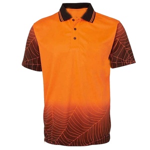 Polo en coton 100% sublimé pour homme, coupe ample, imprimé, différents styles, prix de gros, nouvelle collection, meilleur t-shirt 2026 - Product Image 4